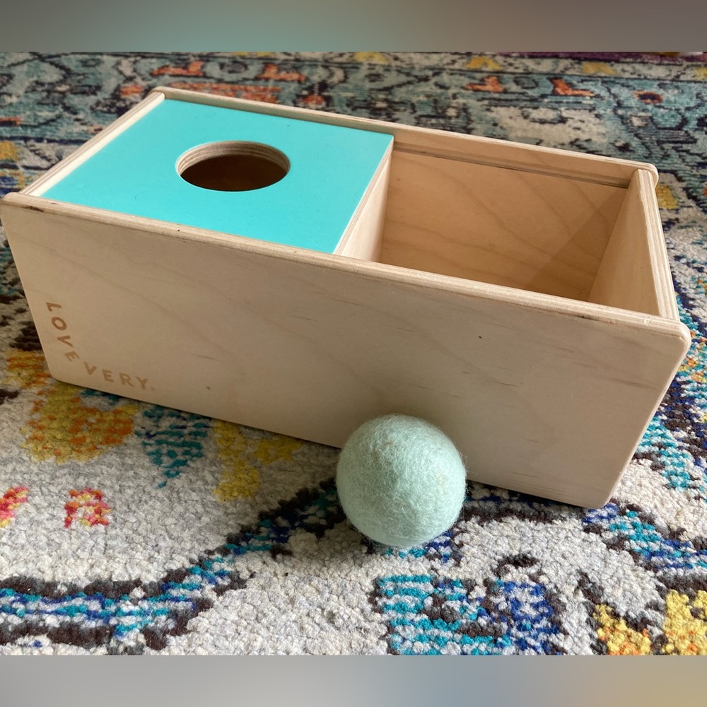 LOVEVERY Wood Box Slider Toy From Thinker Kit